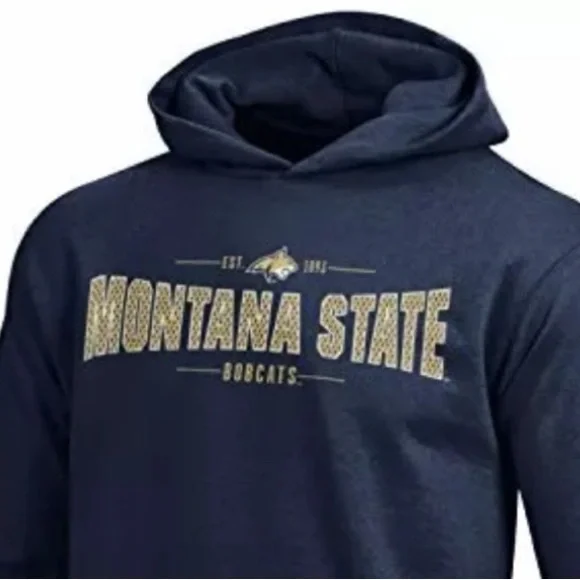NWT [Champion] Montana State Bobcats NCAA Fleece Hoodie Sweatshirt Youth M (7-8) - Picture 3 of 9